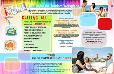 Tourism Spanish Course Deadline Extended