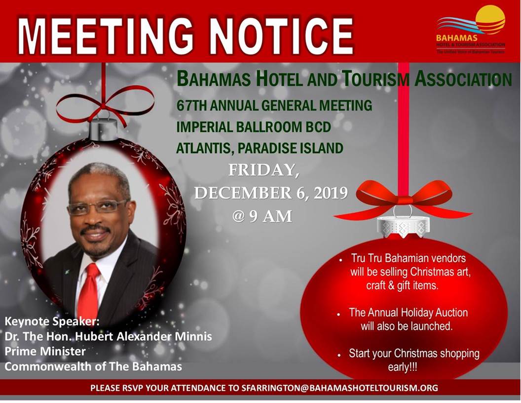 BHTA Annual General Meeting: Dec 6